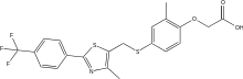 Gw501516 / Cardarine Molecule Structure