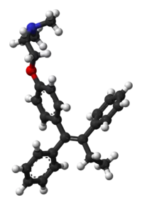 Tamoxifen 3D Molecule Structure