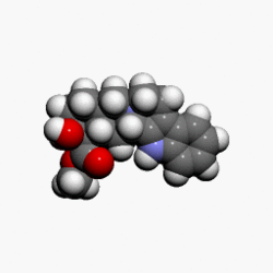 Yohimbine 3d Molecule Structure