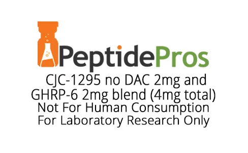 Peptide product label for CJC No DAC GHRP6