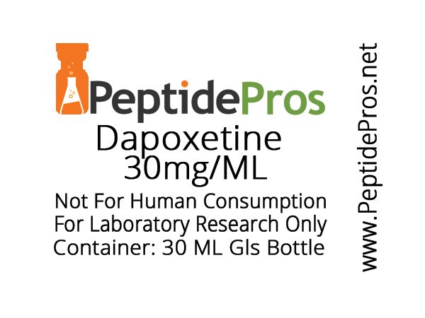 DAPOXETINE liquid research chemical product label