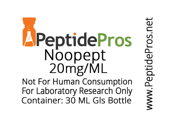 NOOPEPT liquid research chemical product label