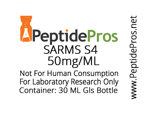 SARMS-S4-50 liquid research chemical product label