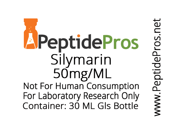 SILYMARIN liquid research chemical product label