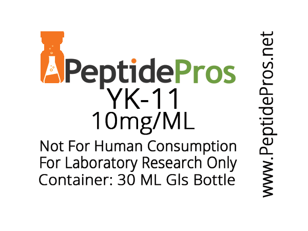 YK-11 liquid research chemical product label