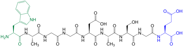 DSIP Peptide chemical structure Made in USA