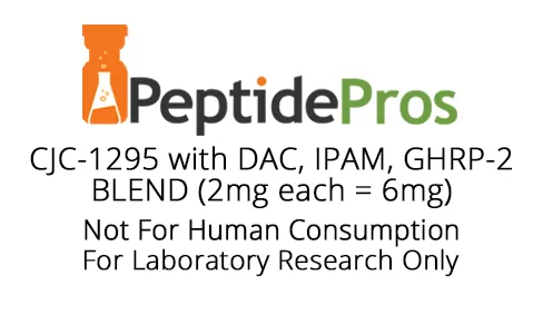 CJC-1295 with DAC, IPAM, GHRP-2 blend product label