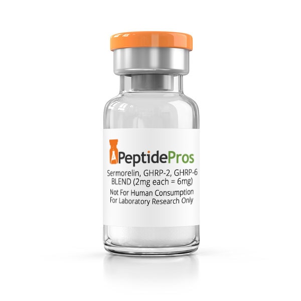 Sermorelin, GHRP-2, GHRP-6 6mg blend peptide