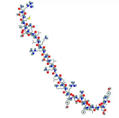 Peptide Sermorelin chemical structure
