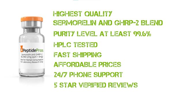 Sermorelin Peptide and GHRP-2 blend
