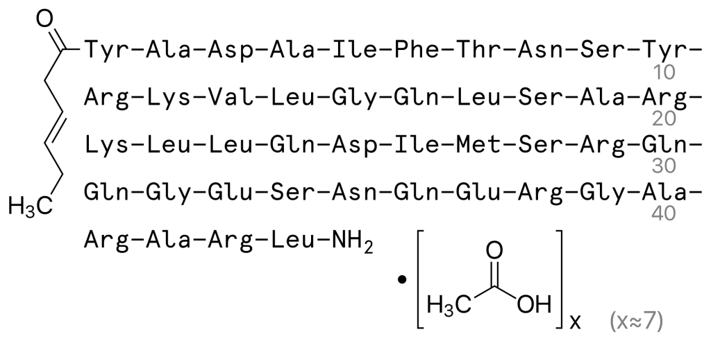 Tesamorelin peptide
