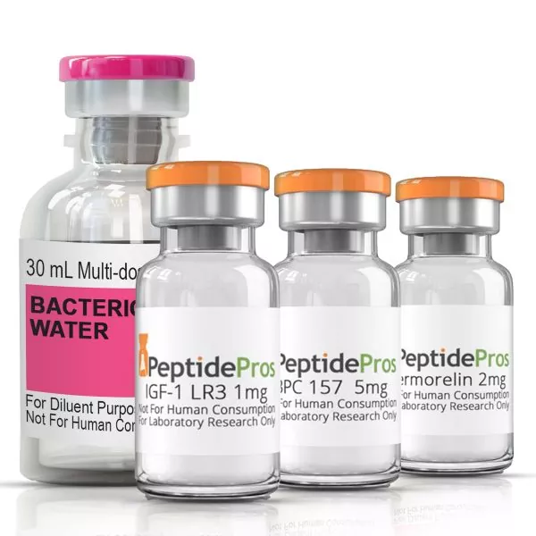 Sermorelin, IGF-1 LR3, BPC-157 Peptides BUNDLE