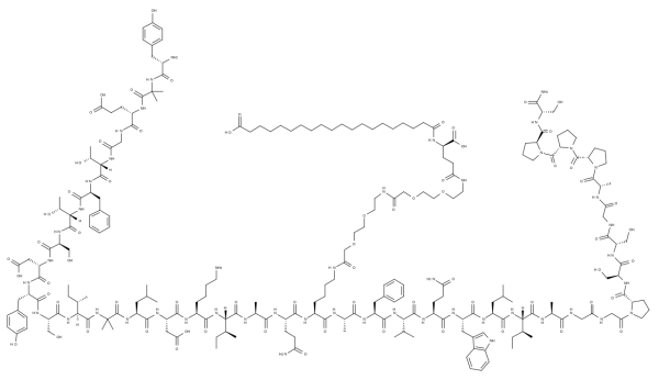 Tirzepatide Research chemical structure